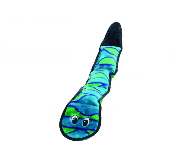 OH32067 Invincible Snake blauw / groen 3 piepers (prijs per 3 stuks)