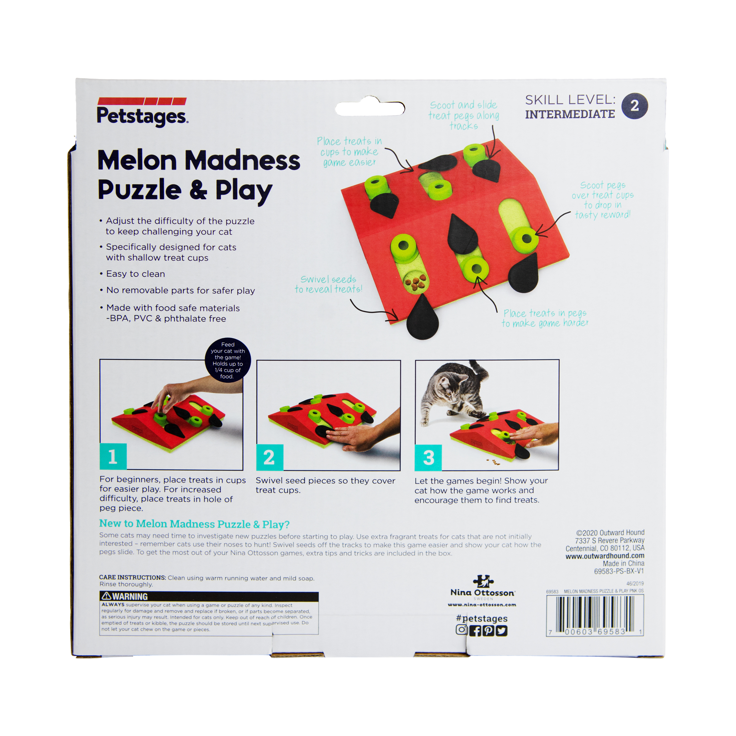 NO-PS 69583M – Melon Madness Puzzle & Play by Nina Ottosson - Afbeelding 5