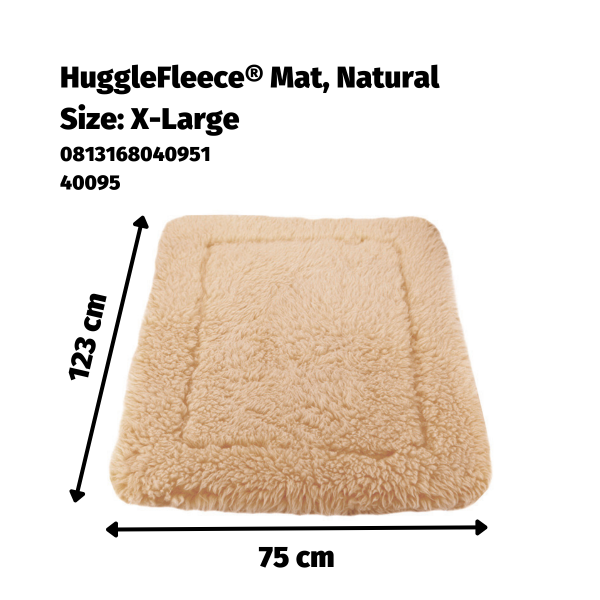 HH40095 HuggleFleece Mat XL Naturel - Afbeelding 5