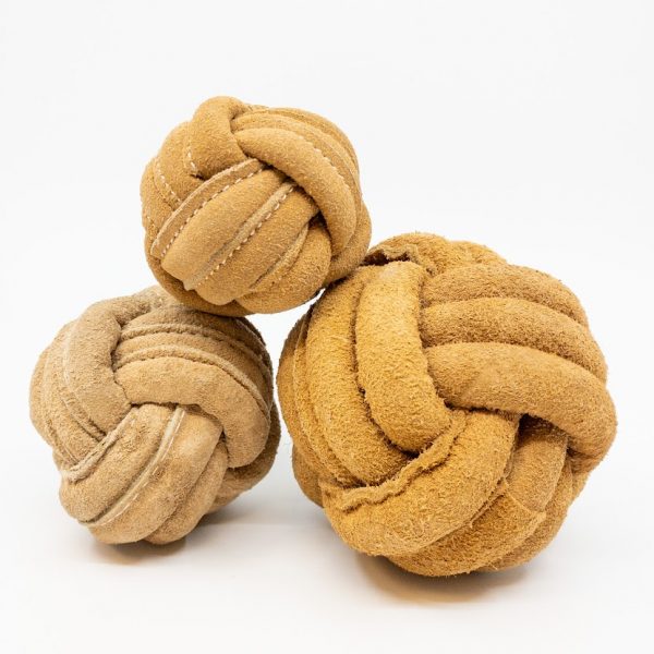 HHN10308 Leather Ball Large, HuggleHide Naturals - Afbeelding 2