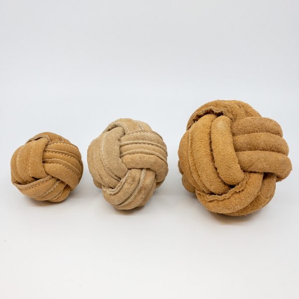 HHN10308 Leather Ball Large, HuggleHide Naturals - Afbeelding 3
