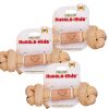 HHN30904 Leather Knotted Bone, Large, HuggleHide Naturals - Afbeelding 4