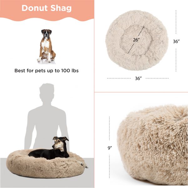 Donut 4601 Taupe – diam 91,44 cm - Afbeelding 3