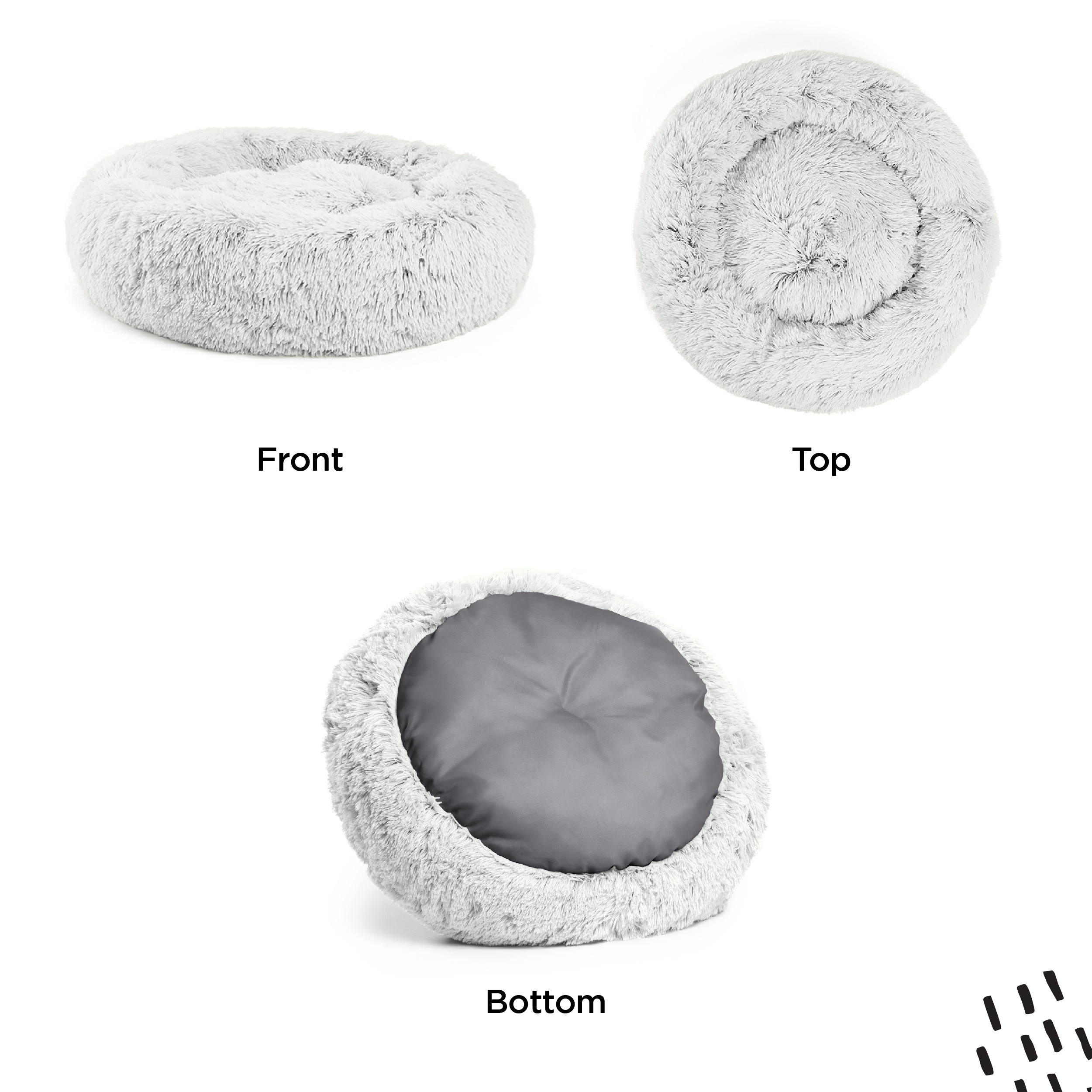 Donut 4602 Frost – diam 58,4 cm - Afbeelding 3