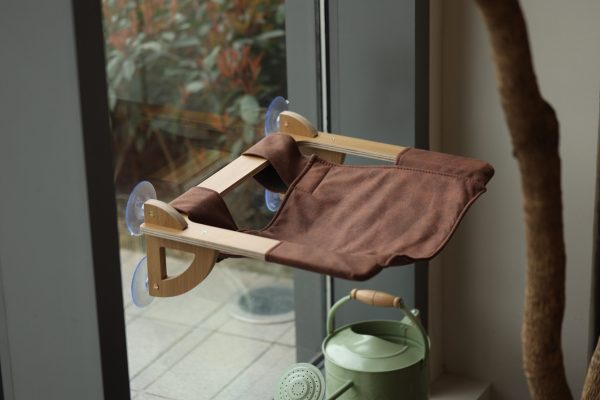 JC82033 JoyCat Raambed Hangmat bruin - Afbeelding 5