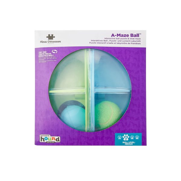NO-OWH 70763M A-Maze Ball Grn – by Nina Ottosson - Afbeelding 4