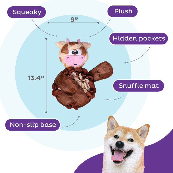 NO-OWH 71619M Snuffle Palz Cow - Afbeelding 3